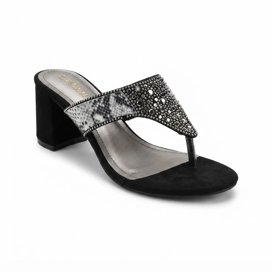 Women's Bridal Block Heel Slip On