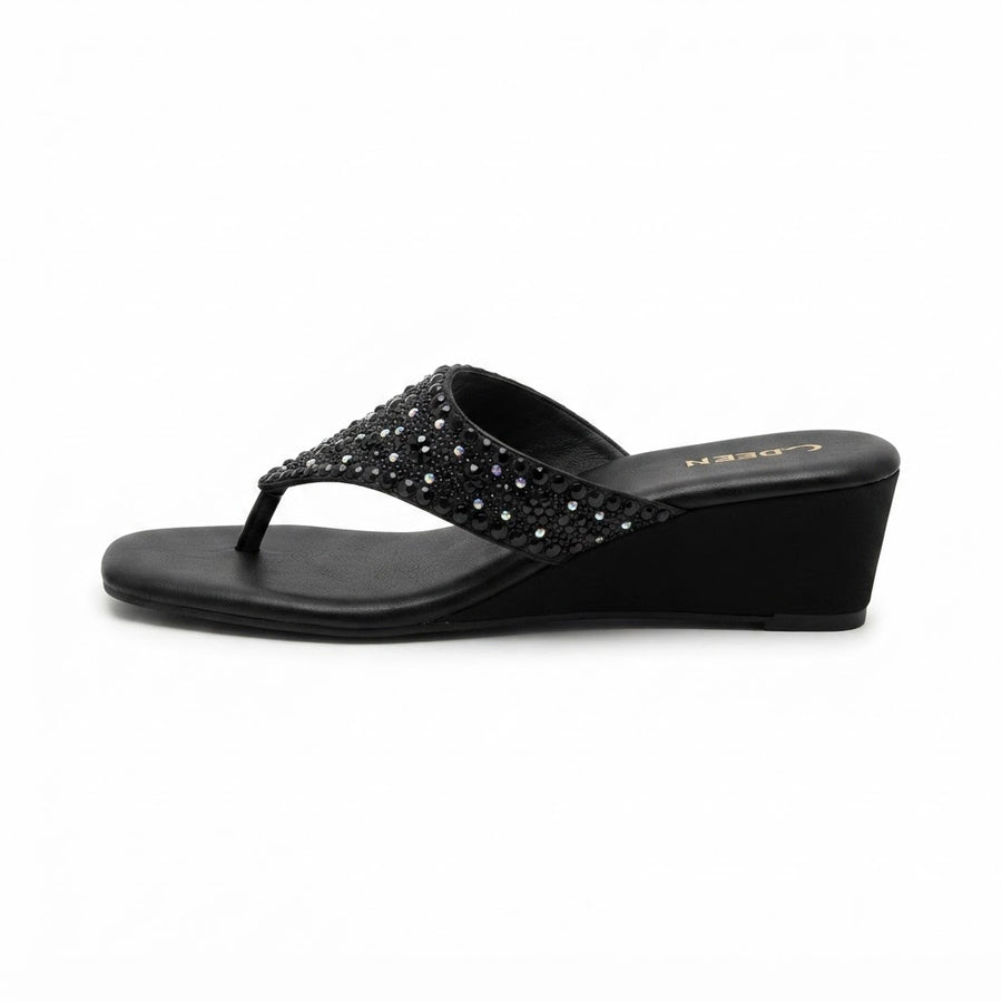 Women's Bridal Wedge Heel Slip on