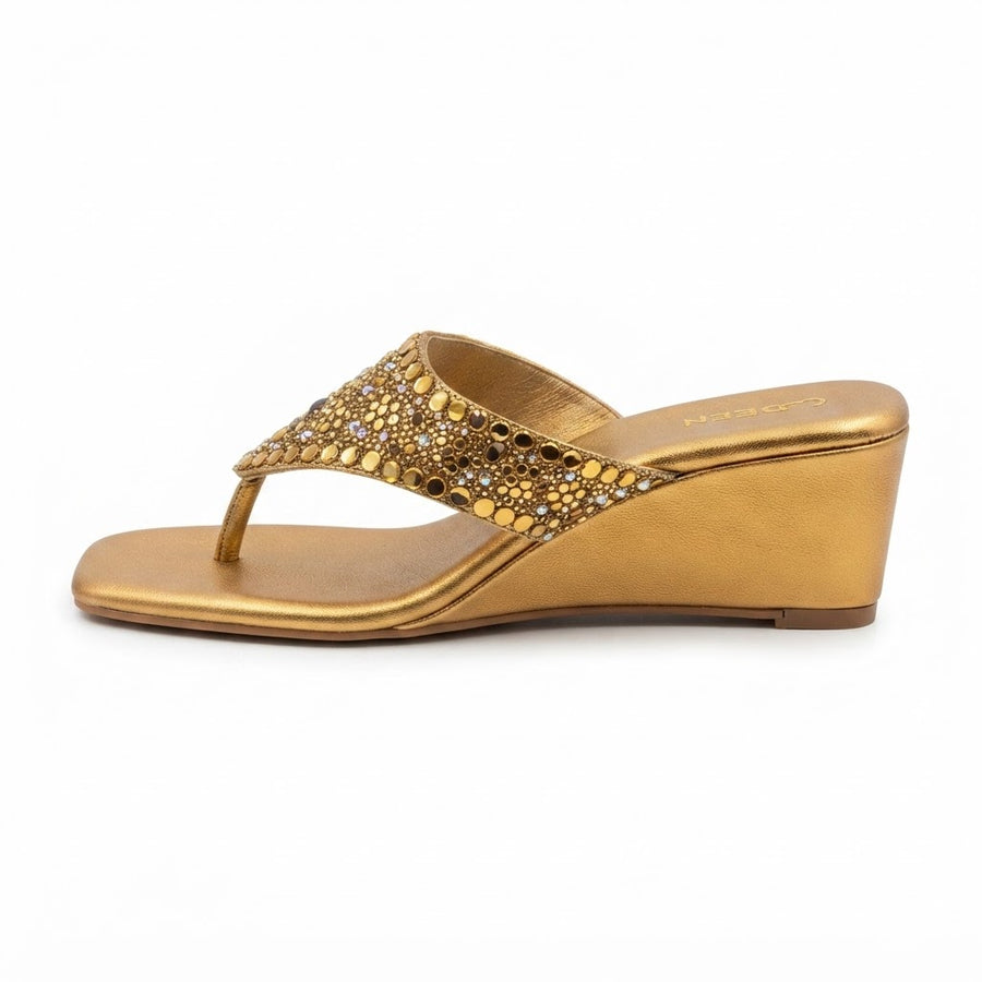 Women's Bridal Wedge Heel Slip on