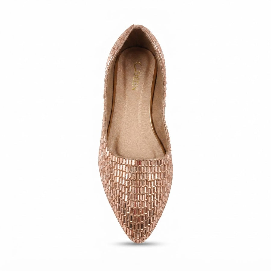 Women's Bridal Flat Heel Shoe