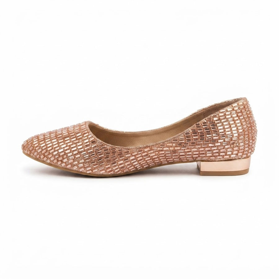 Women's Bridal Flat Heel Shoe