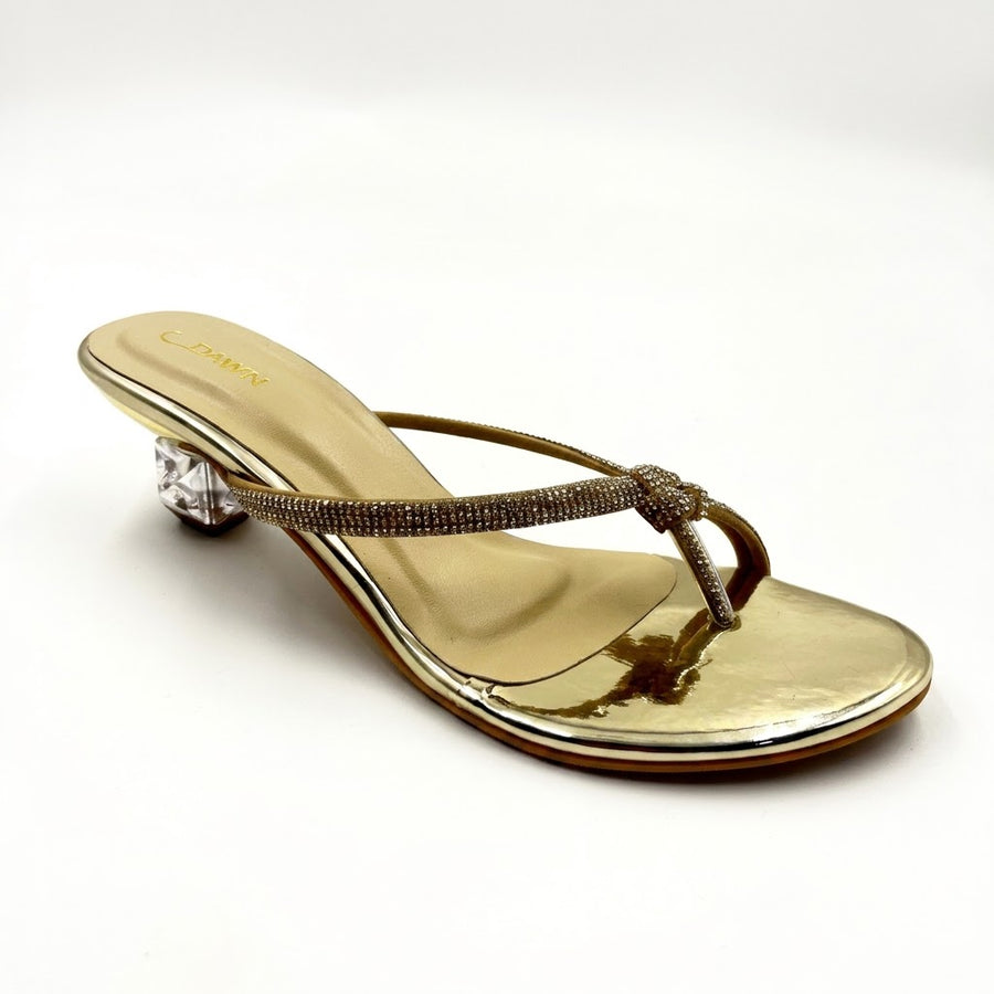 Women's Bridal Block Heel Slip on