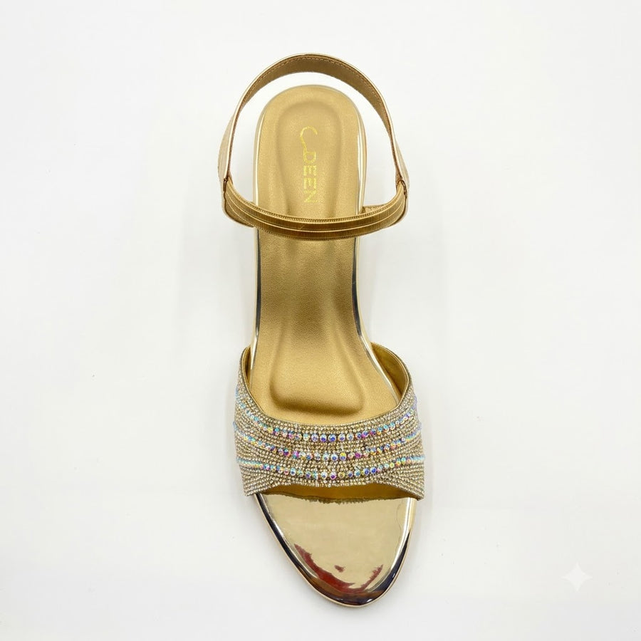 Women's Bridal Block Heel Sandal