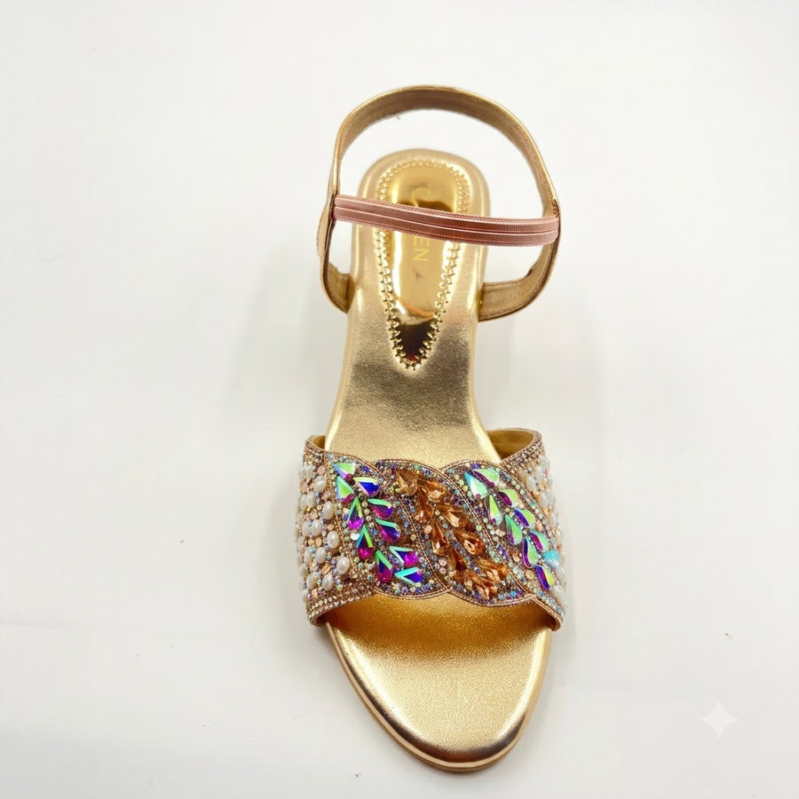 Women's Bridal Block Heel Sandal