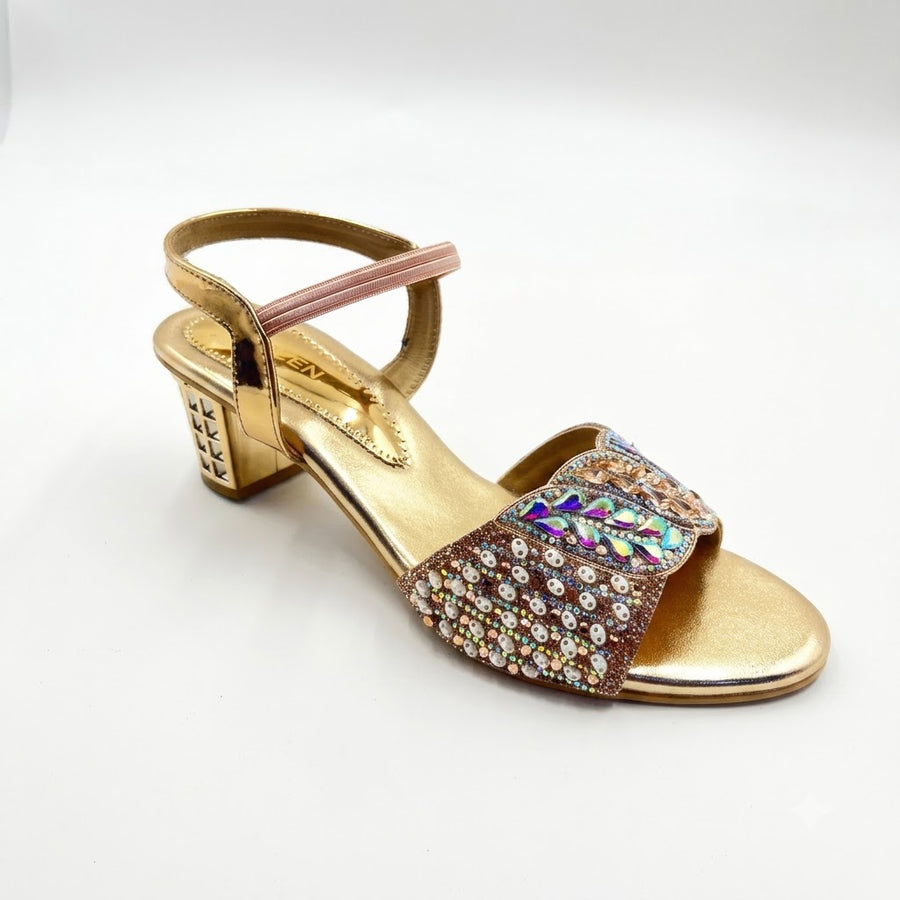 Women's Bridal Block Heel Sandal