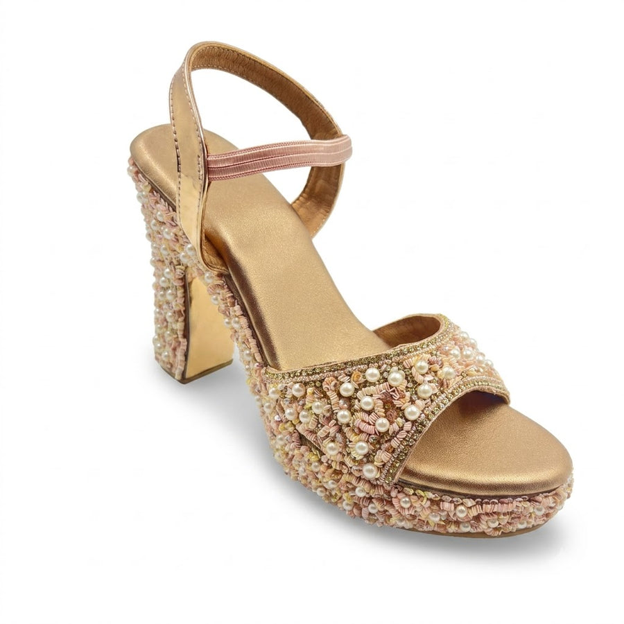 Women's Bridal Block Heel Sandal