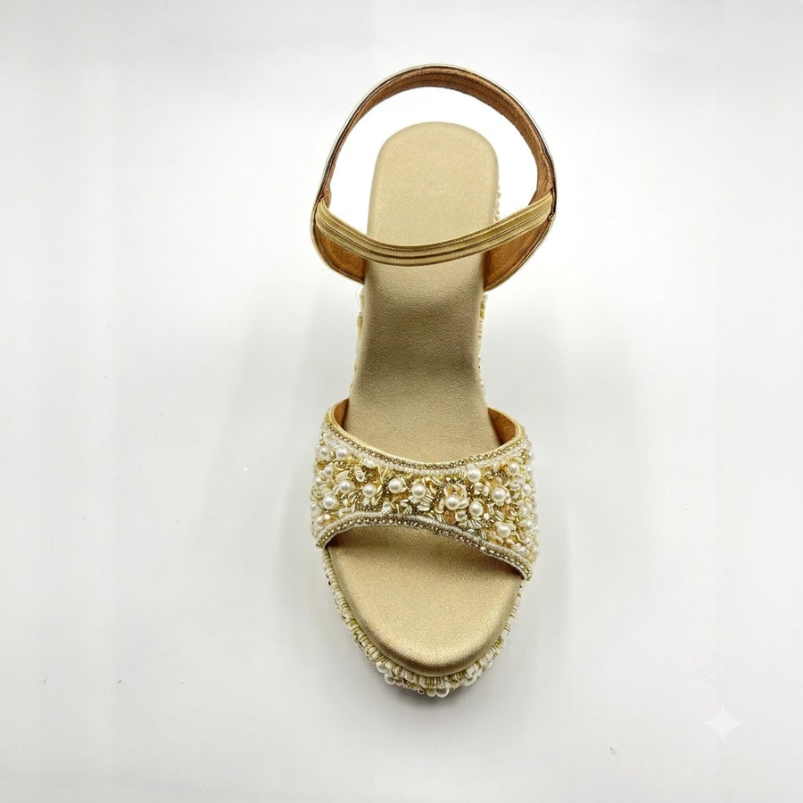 Women's Bridal Block Heel Sandal