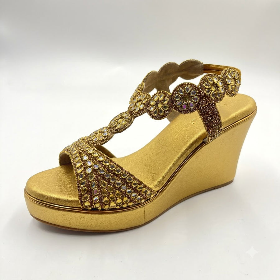 Women's Bridal Wedge Heel Sandal