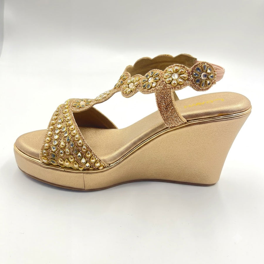 Women's Bridal Wedge Heel Sandal