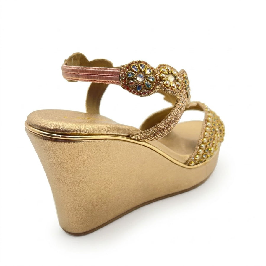 Women's Bridal Wedge Heel Sandal