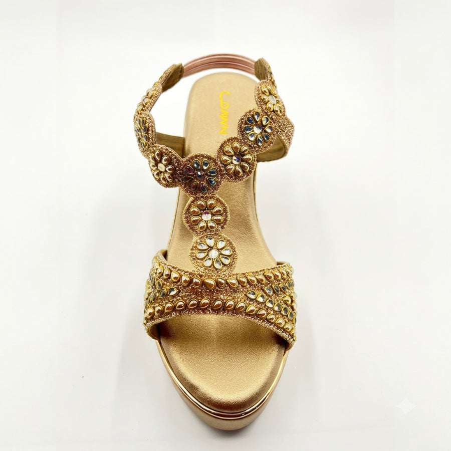 Women's Bridal Wedge Heel Sandal