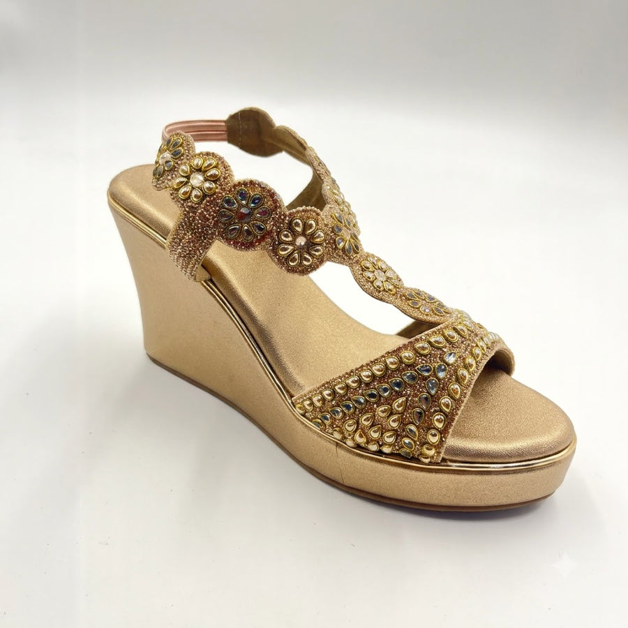 Women's Bridal Wedge Heel Sandal