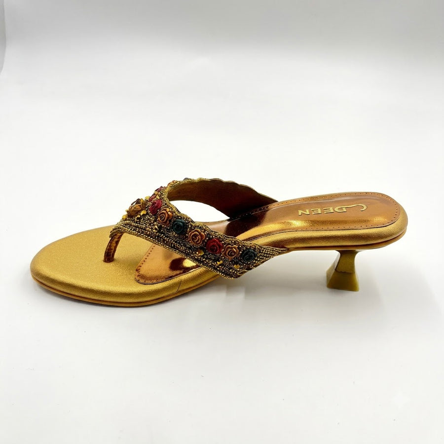 Women's Bridal Kitten Heel Slip on