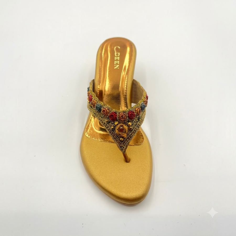 Women's Bridal Kitten Heel Slip on