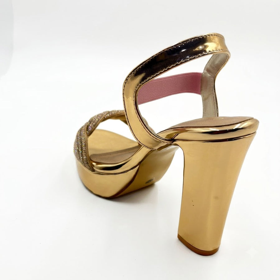 Women's Bridal Block Heel Sandal