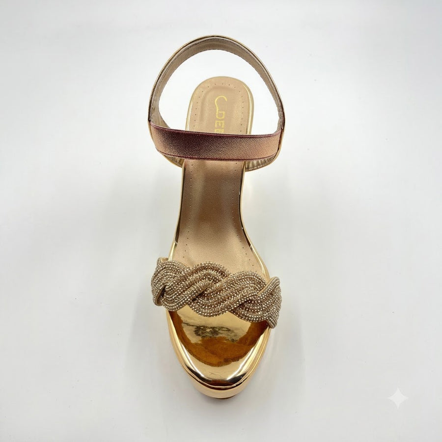 Women's Bridal Block Heel Sandal