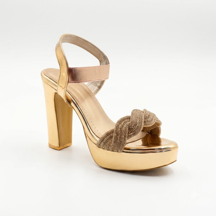 Women's Bridal Block Heel Sandal