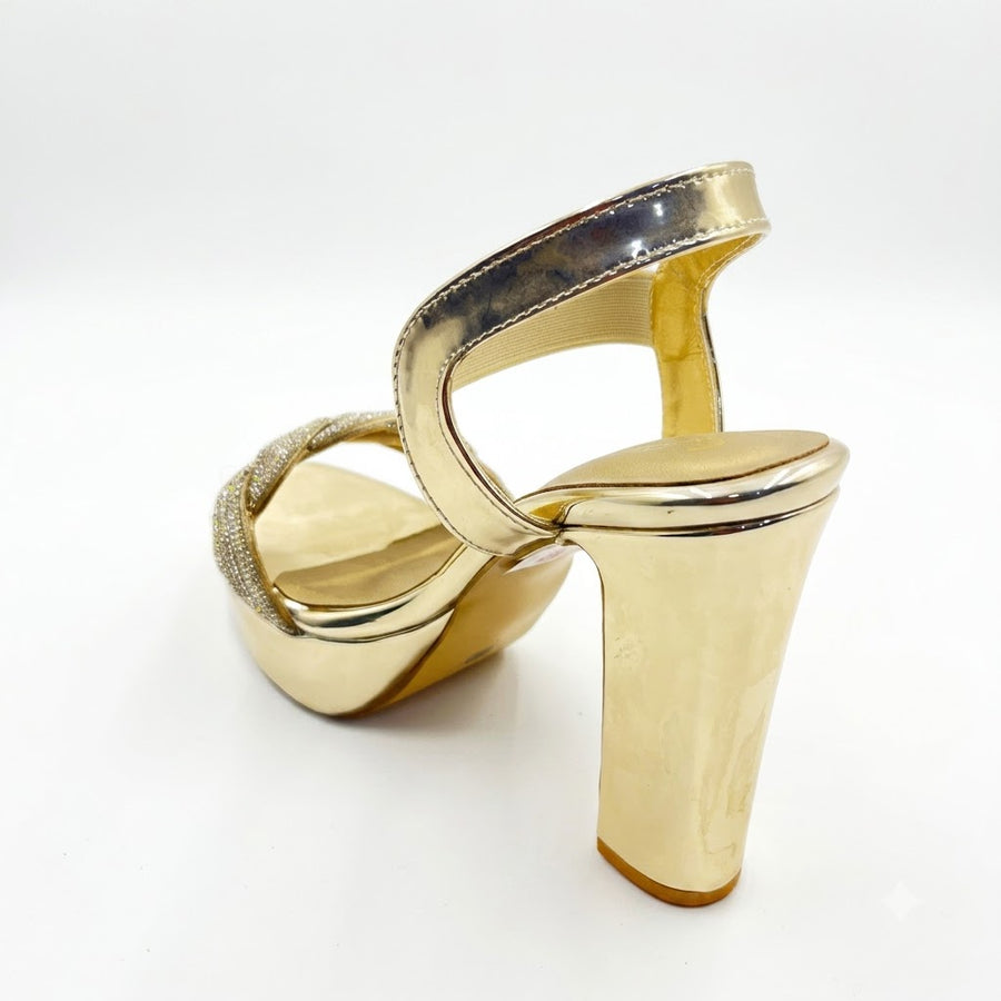 Women's Bridal Block Heel Sandal