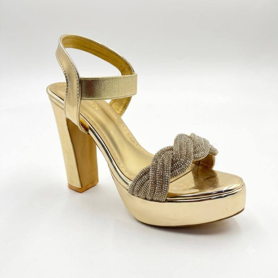 Women's Bridal Block Heel Sandal
