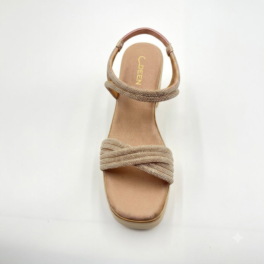 Women's Bridal Block Heel Sandal