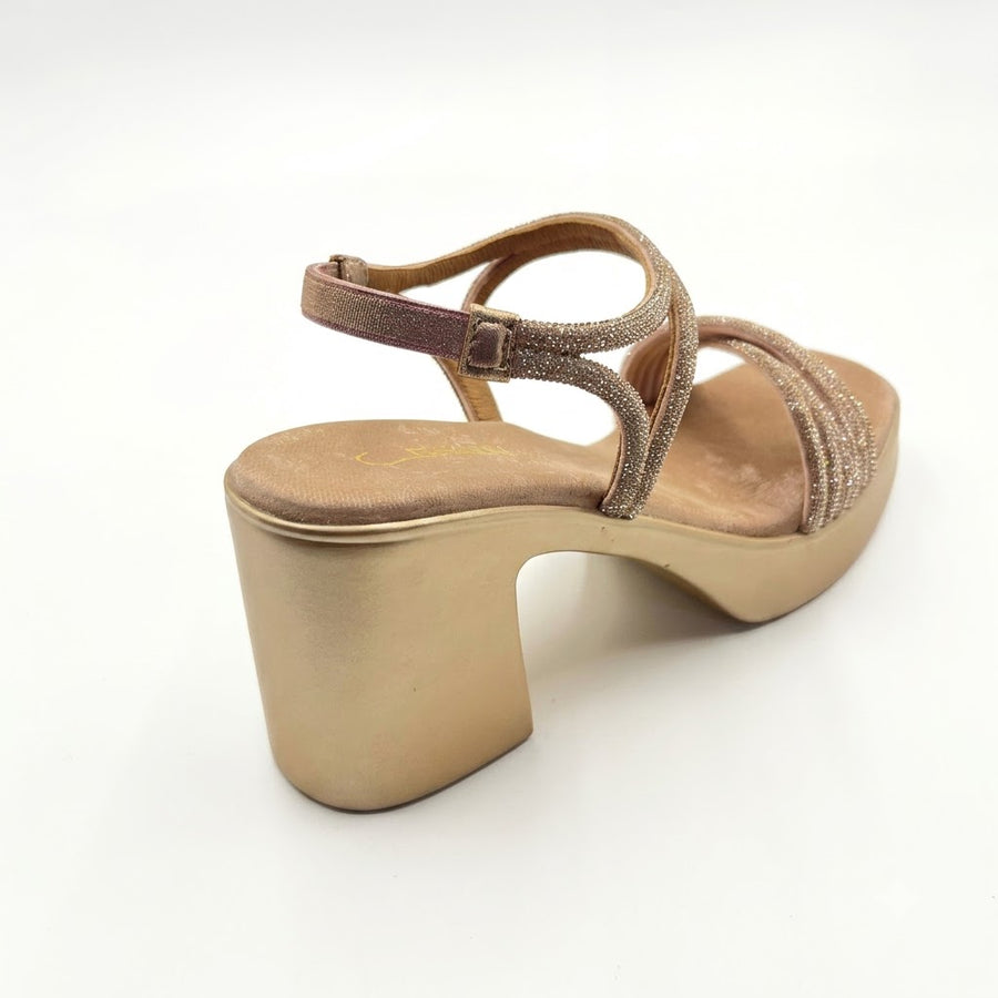 Women's Bridal Block Heel Sandal