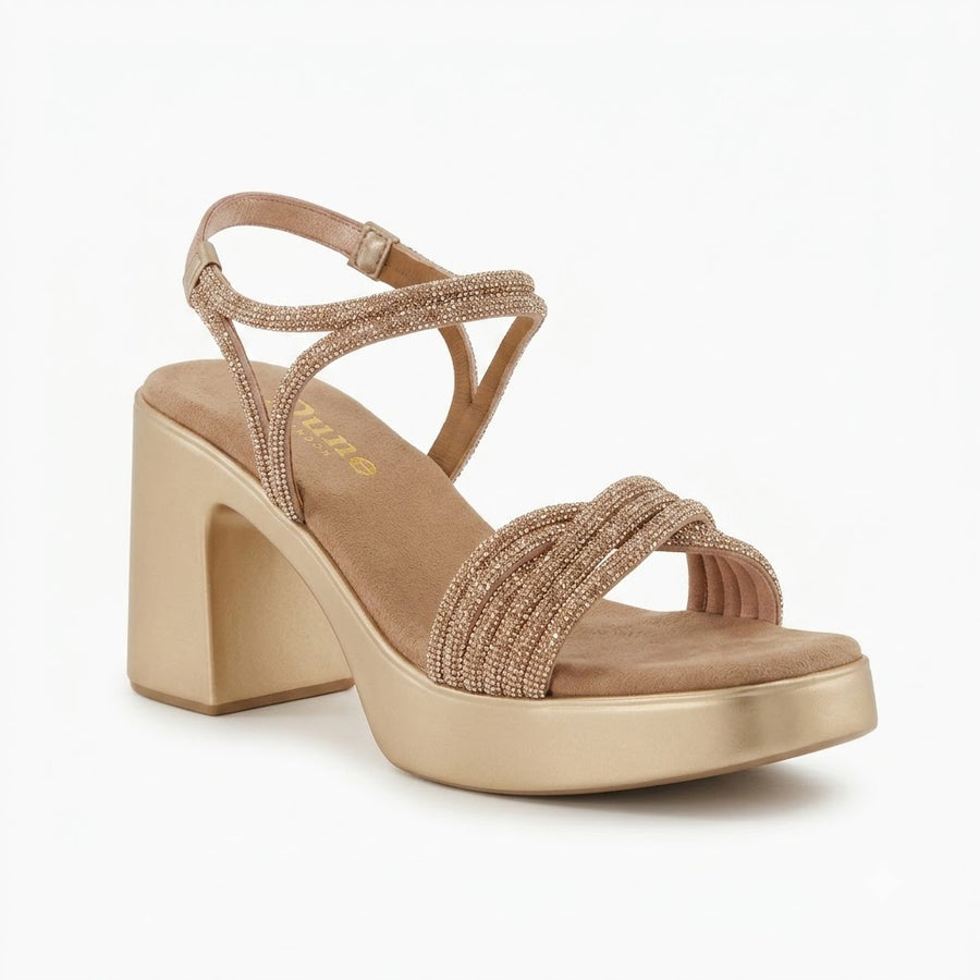 Women's Bridal Block Heel Sandal