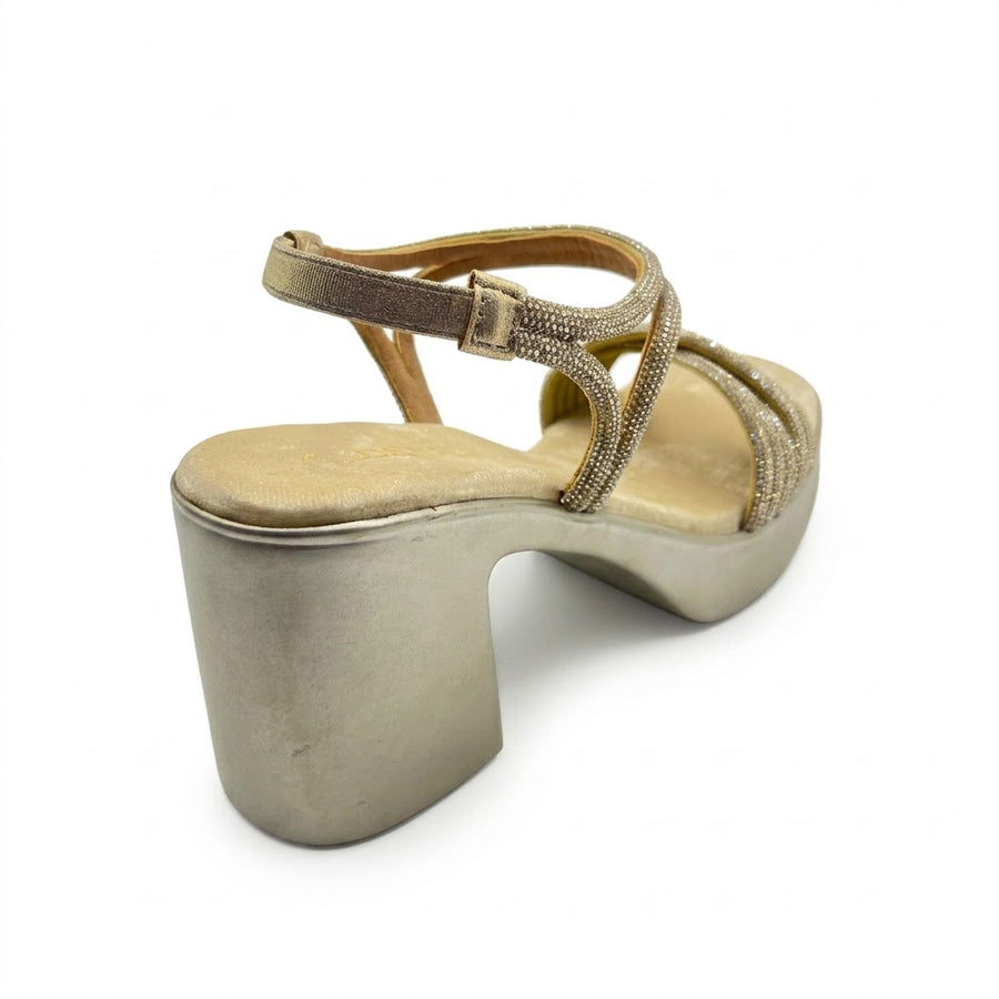 Women's Bridal Block Heel Sandal