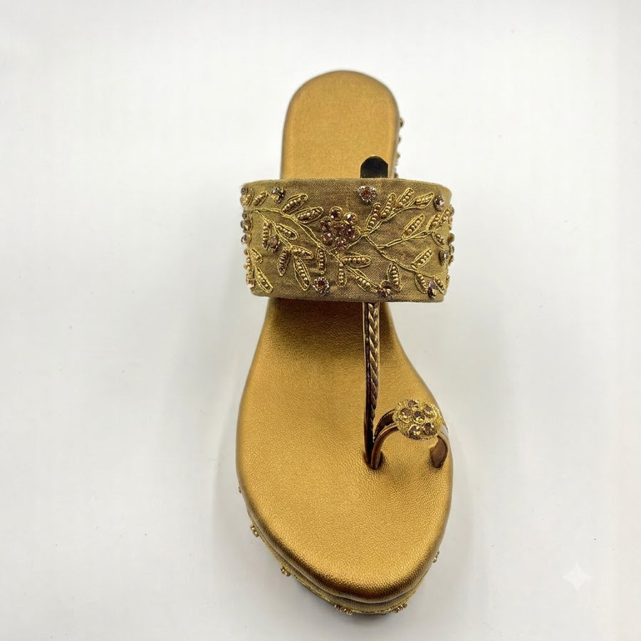 Women's Bridal Wedge Heel Slip on