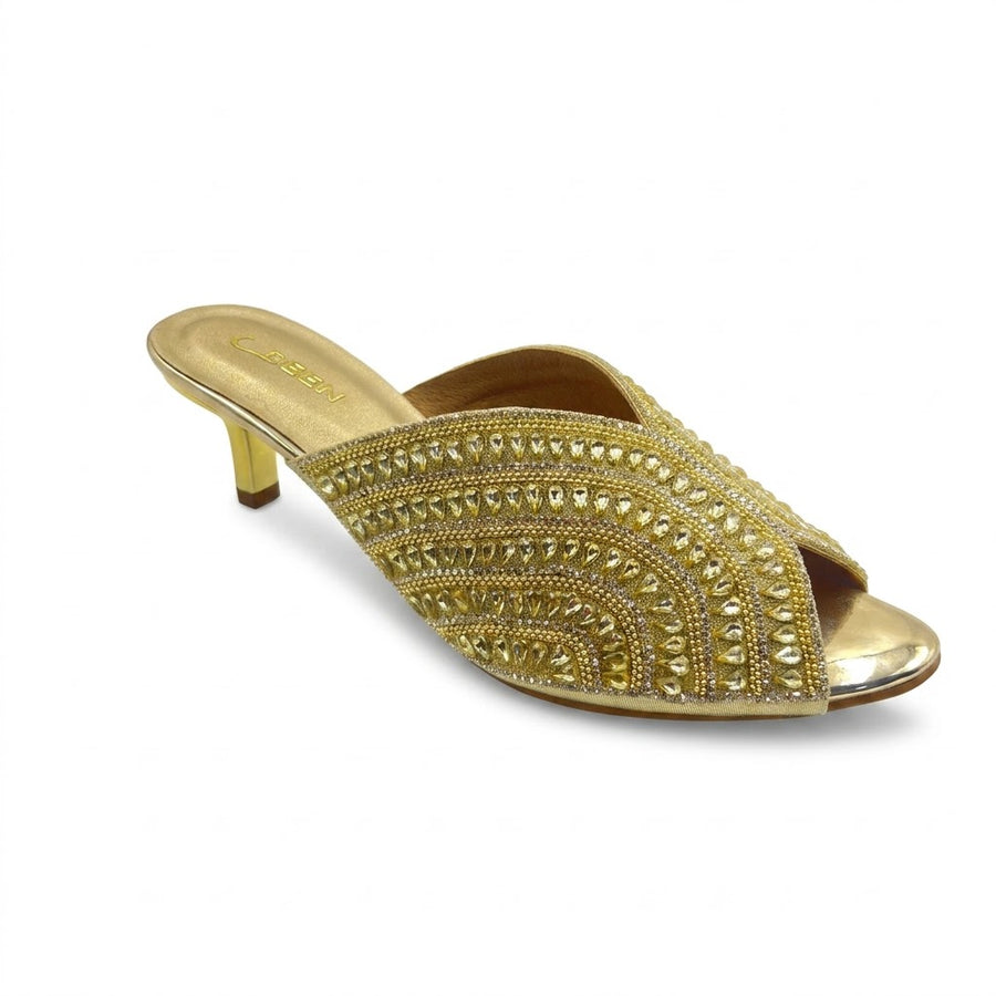 Women's Bridal Kitten Heel Slip on