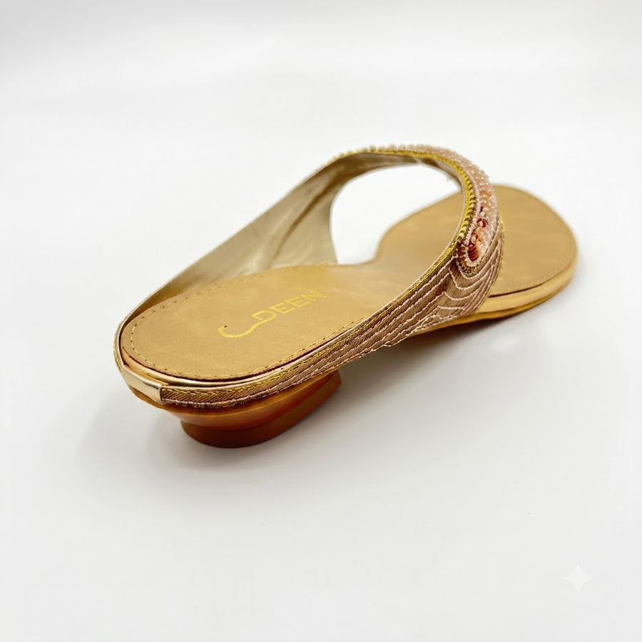 Women's Bridal Flat Heel Slip on