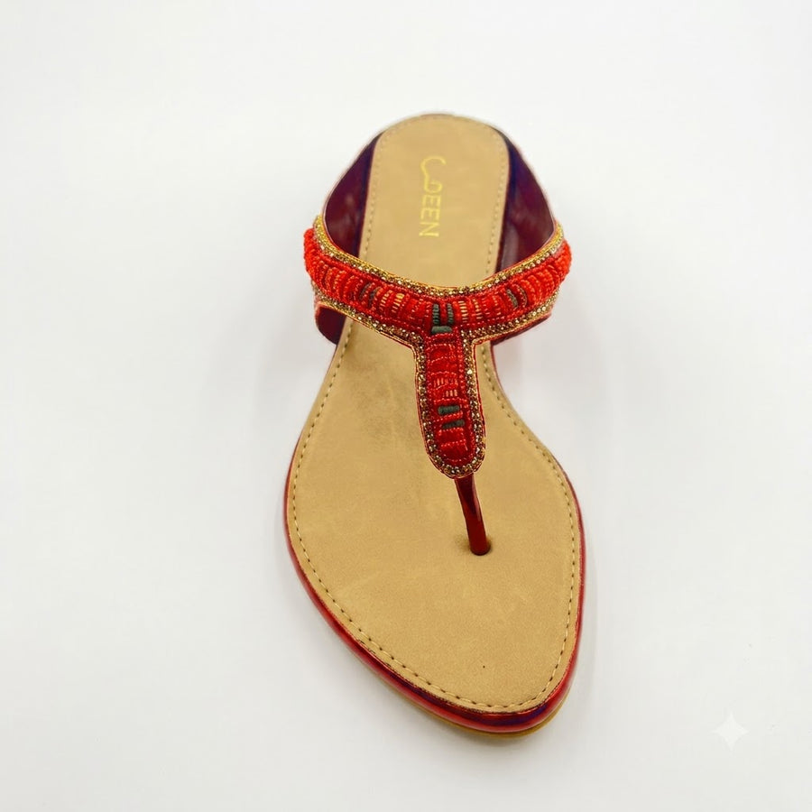 Women's Bridal Flat Heel Slip on