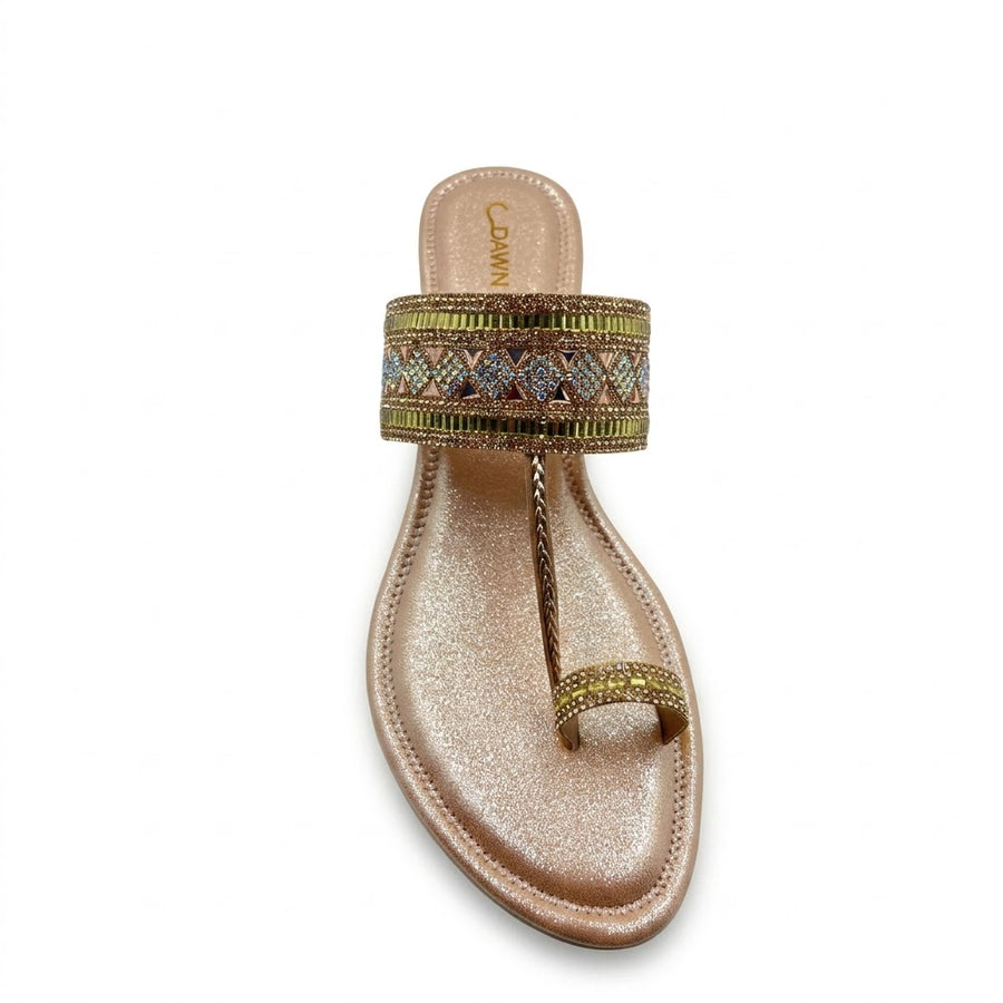 Women's Bridal Flat Heel Slip on