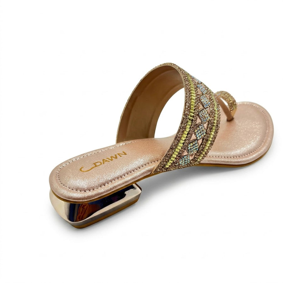 Women's Bridal Flat Heel Slip on