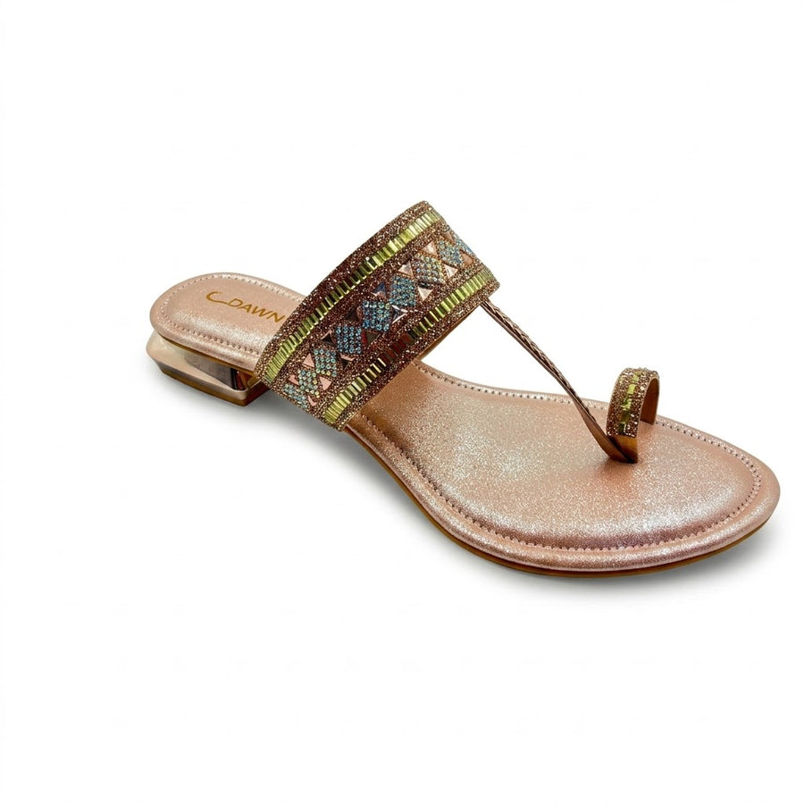 Women's Bridal Flat Heel Slip on