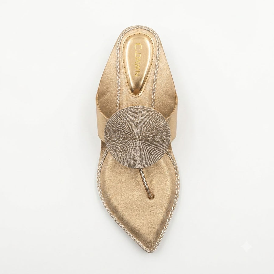 Women's Bridal Flat Heel Slip on