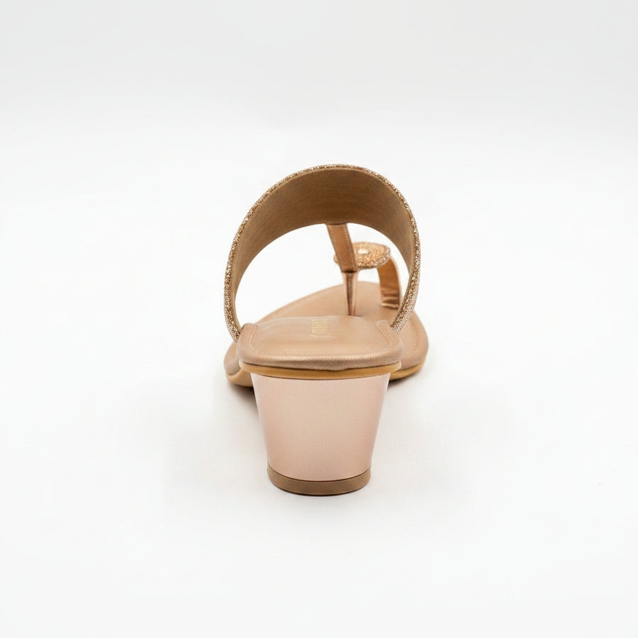 Women's Bridal Block Heel slip on