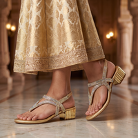 Women's Bridal Flat Heel Sandal