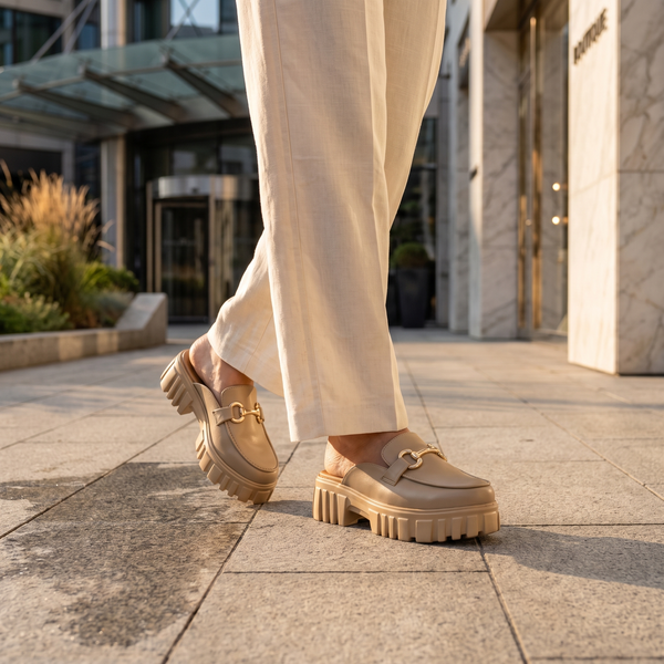 Women's Formal Casual Block Heel Mules