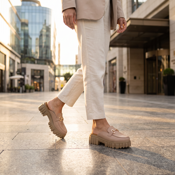 Women's Formal Casual Block Heel Mules