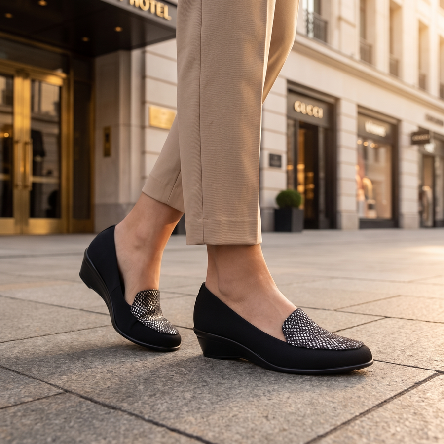 Women's Formal Party Wedge Ballerina