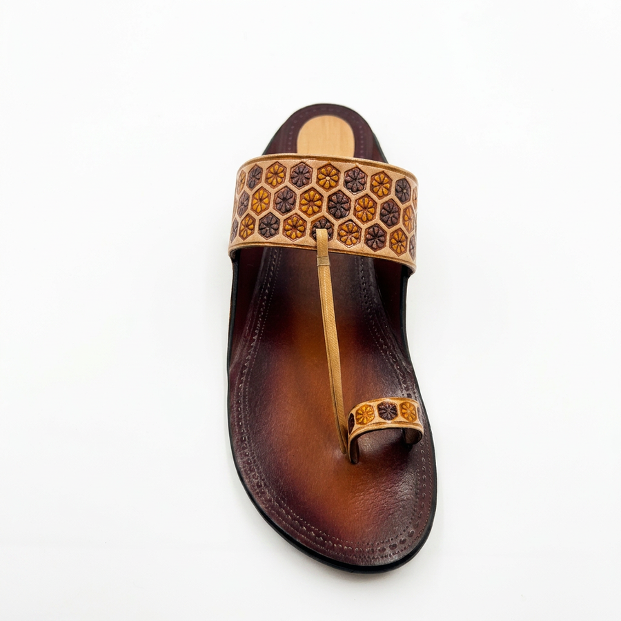 Women's Casual Flat Heel Kolhapuri