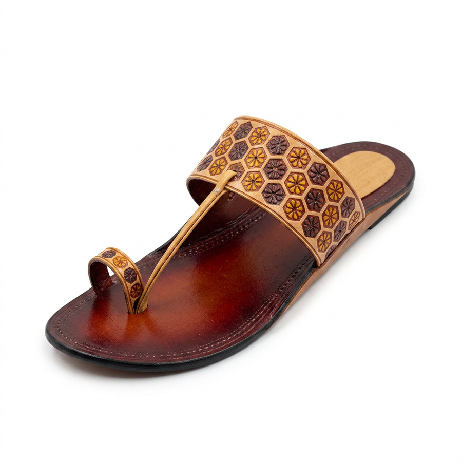 Women's Casual Flat Heel Kolhapuri