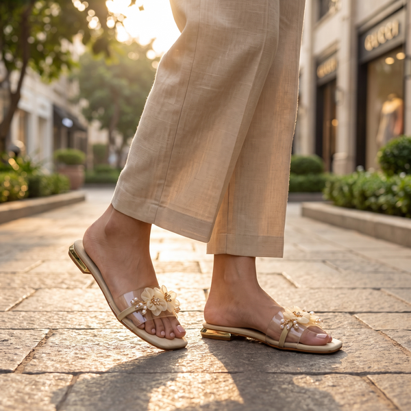 Women's Party Flat Heel Slipper