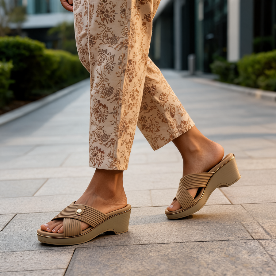 Women's Casual Wedge Slipper