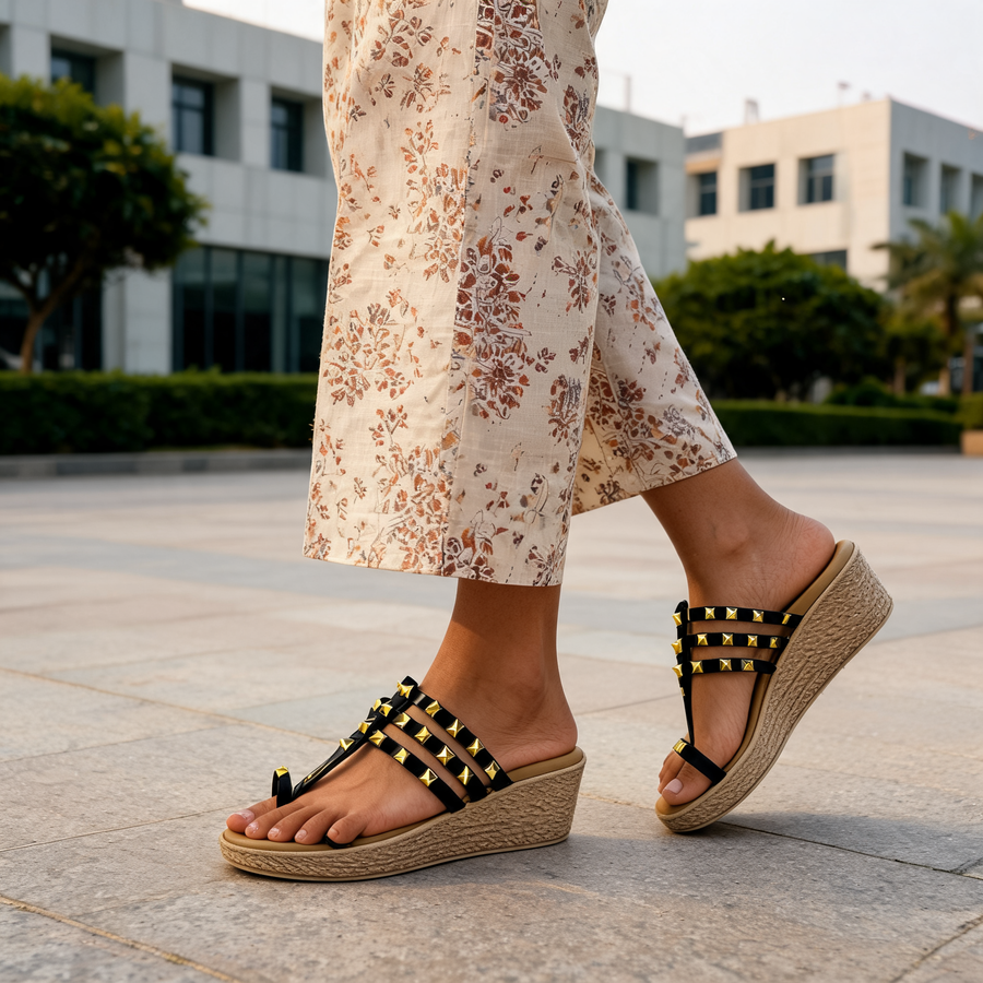 Women's Casual Wedge Slipper