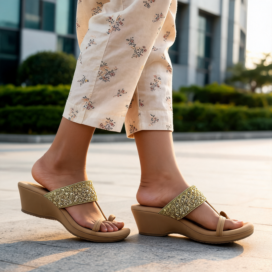 Women's Casual Wedge Slipper