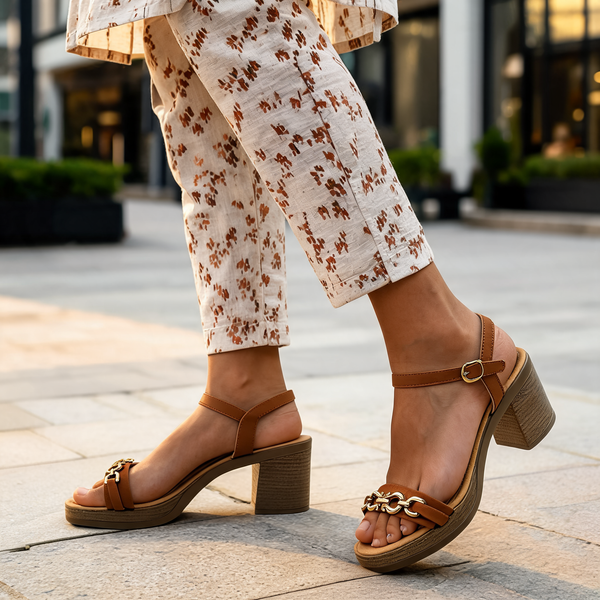 Women's Casual Block Heel Sandal