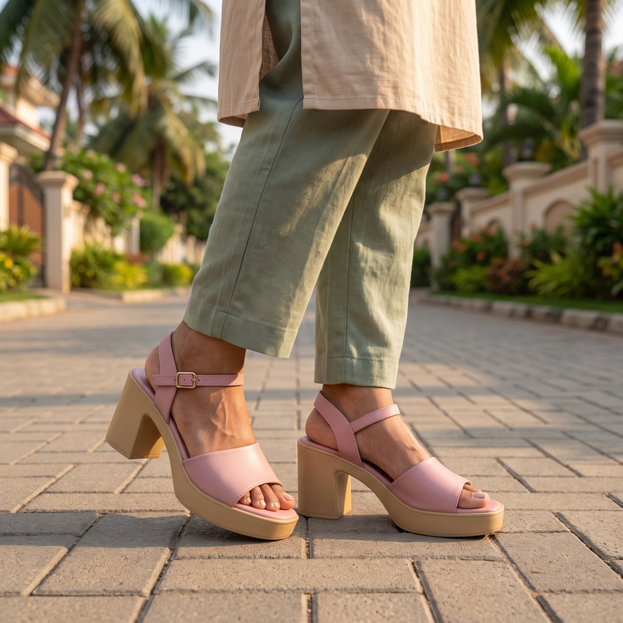Women's Casual Block Heel Sandal