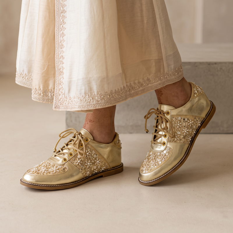 Bridal Flat Heel Sneaker