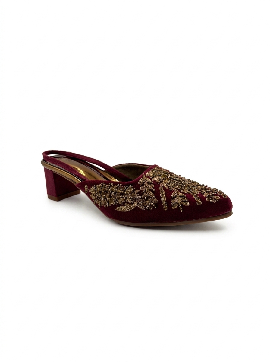 Women's Bridal Mules